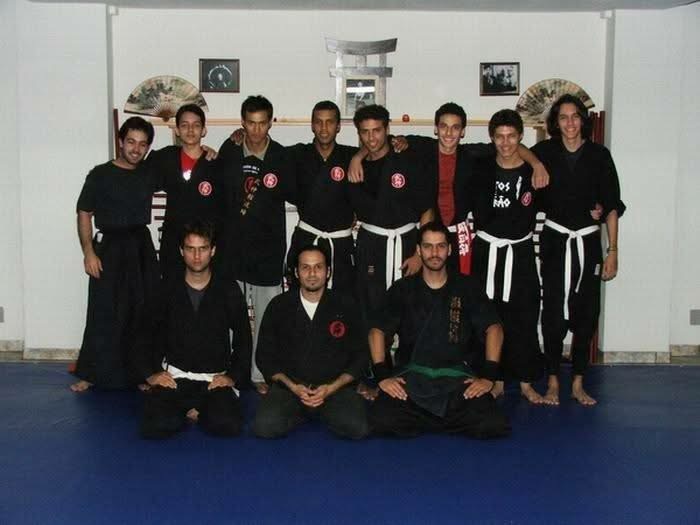 Turma histórica no tatame